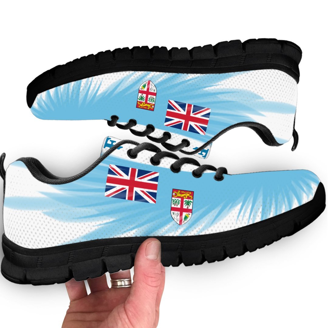 Fiji Flying Flag Wings Sneakers - Vibe Hoodie Shop