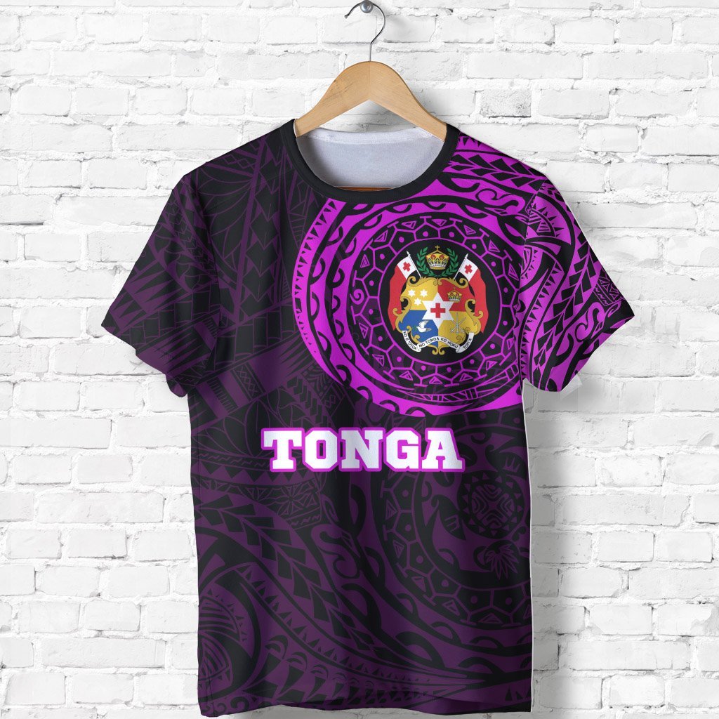 Tonga In My Heart Tattoo Style Special T shirt Pink - Vibe Hoodie Shop