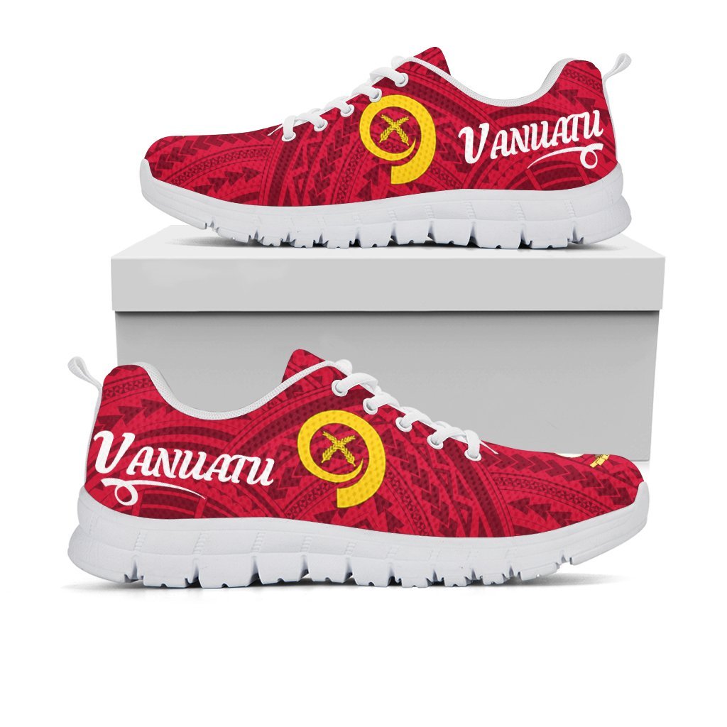 Vanuatu Red Sneakers (Shoes) - Vibe Hoodie Shop