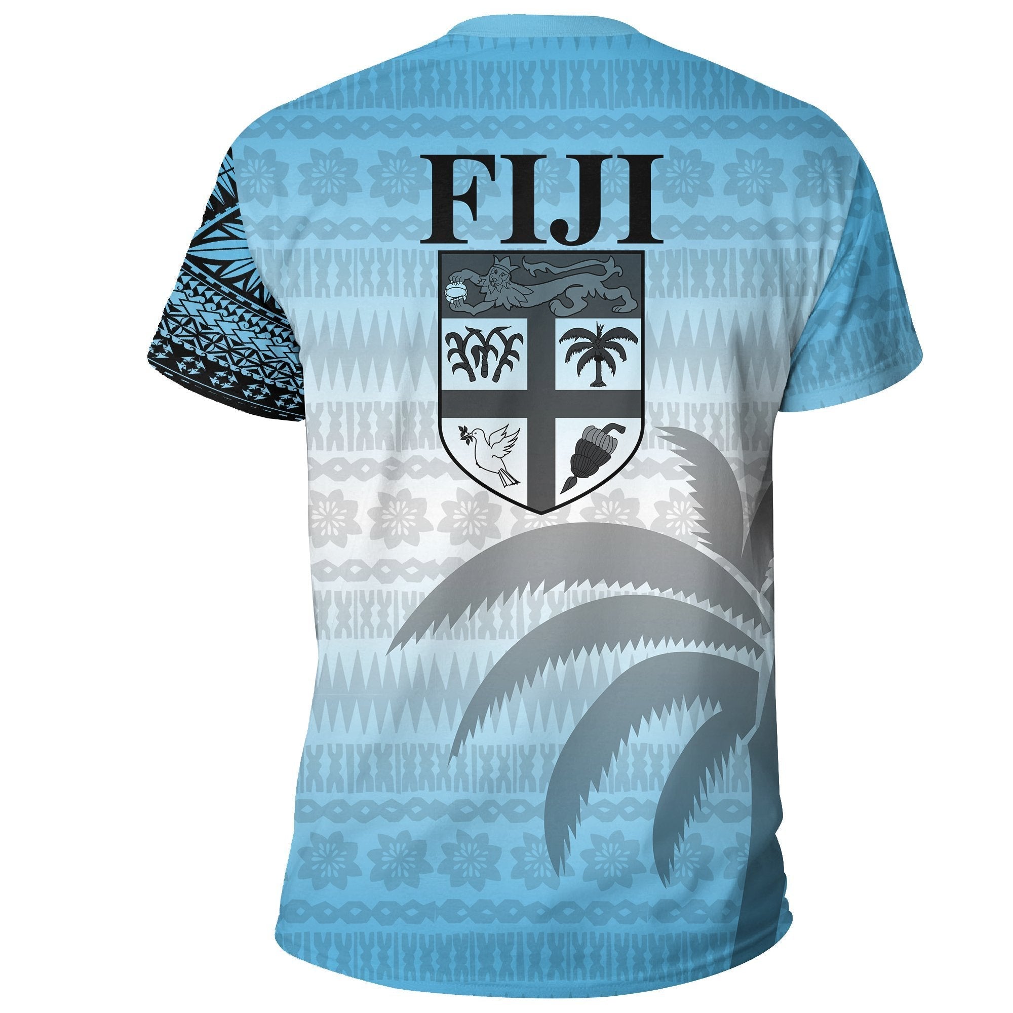 Fiji Tapa T shirt Tattoo Style - Vibe Hoodie Shop