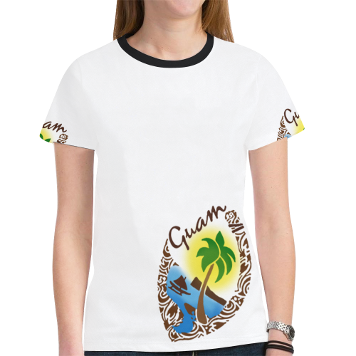 Guam Royal - Guam New All Over Print T shirt Men's/Women's - Vibe Hoodie Shop