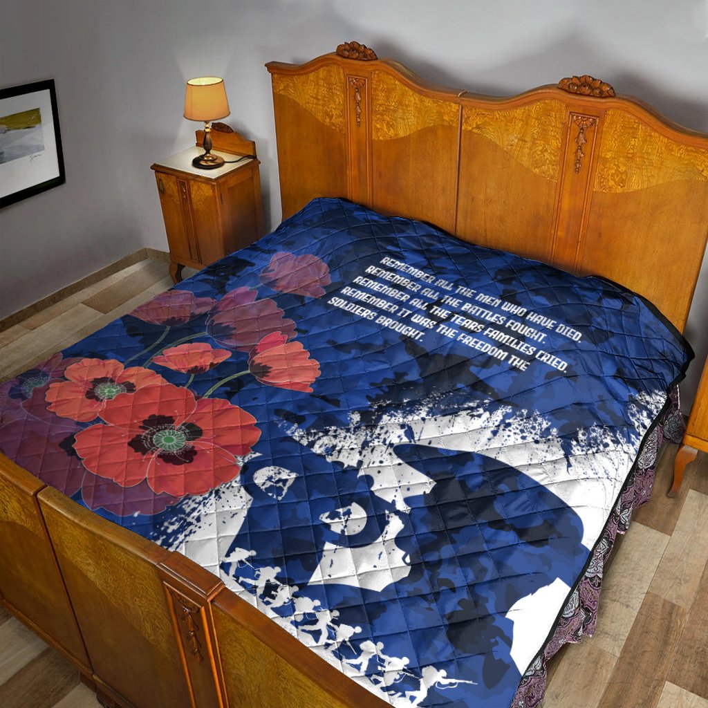 Custom ANZAC Premium Quilt - ANZAC Day 2021 - Vibe Hoodie Shop