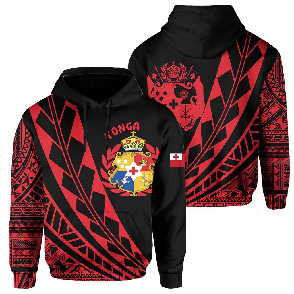 Tonga Hoodie - Nesian Red - Vibe Hoodie Shop