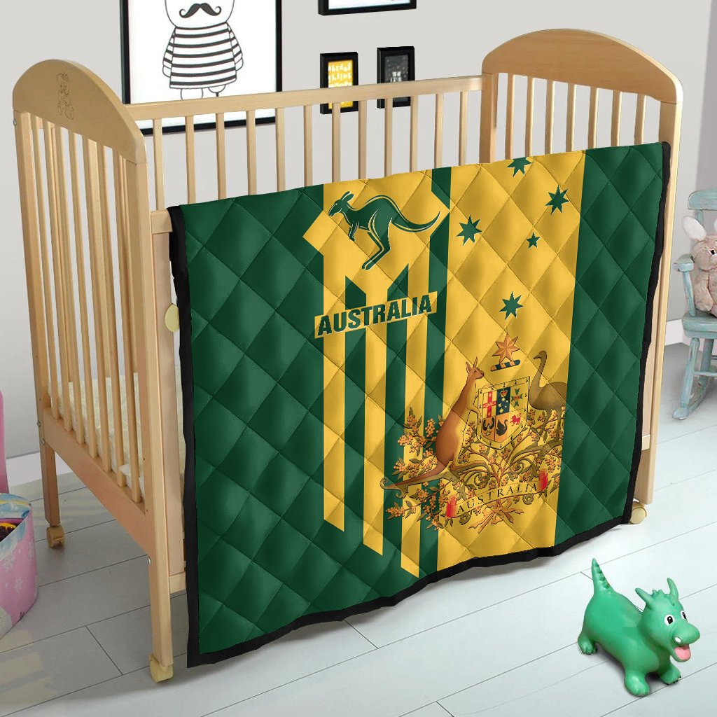 Premium Quilts - Australia Kangaroo Sign National Color - Vibe Hoodie Shop