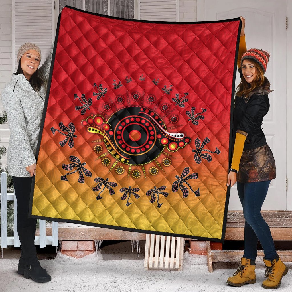 Aboriginal Premium Quilt - Circle Pattern - Vibe Hoodie Shop