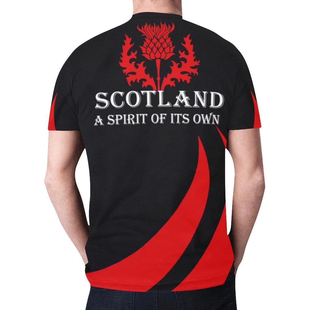 Scotland T shirt - Order Of The Thistle (Red Edition) - Vibe Hoodie Shop