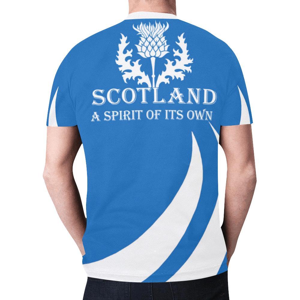 Scotland T shirt - Order Of The Thistle (Blue Edition) - Vibe Hoodie Shop