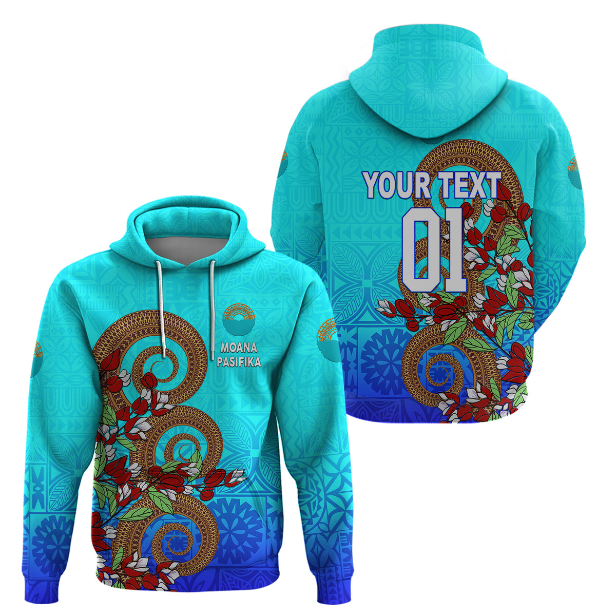 (Custom Personalised) Moana Pasifika Super Rugby Tapa Pacific Island Tapa Tagimaucia Vibes Hoodie LT8 - Vibe Hoodie Shop
