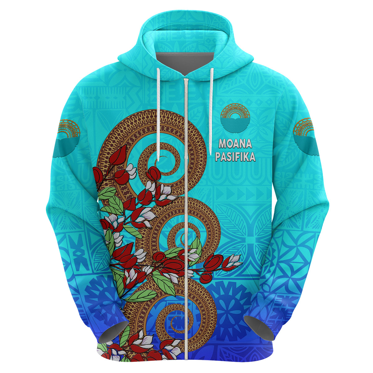 (Custom Personalised) Moana Pasifika Super Rugby Tapa Pacific Island Tapa Tagimaucia Vibes Hoodie LT8 - Vibe Hoodie Shop