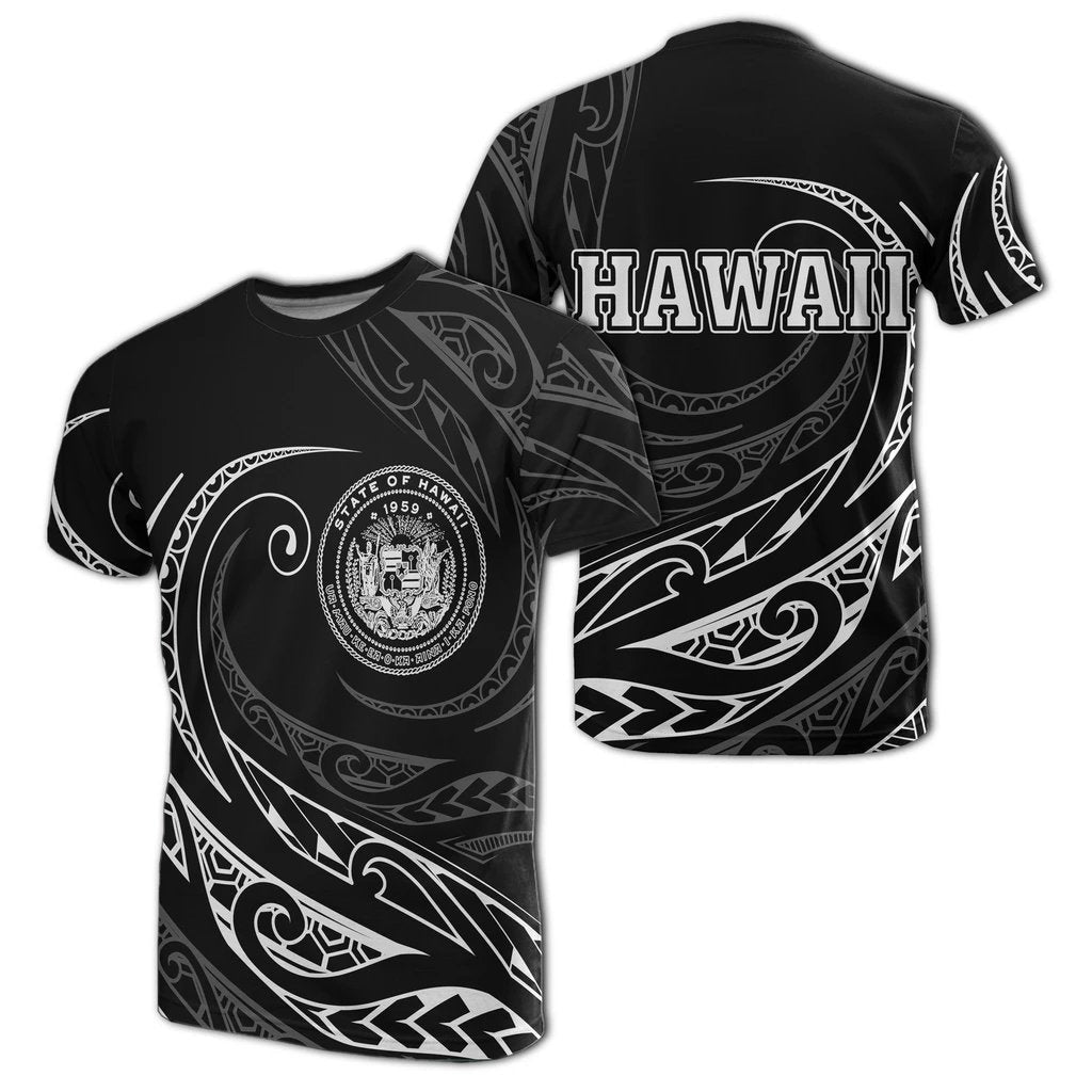 Hawaii Coat Of Arms T shirt - Frida Style - Vibe Hoodie Shop