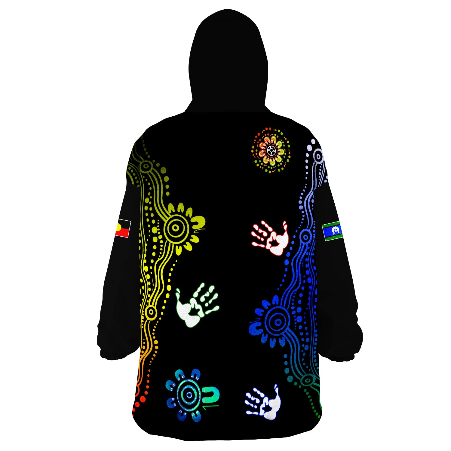 (Custom Personalised) NAIDOC Week Brave New Wearable Blanket Hoodie - Vibe Hoodie Shop