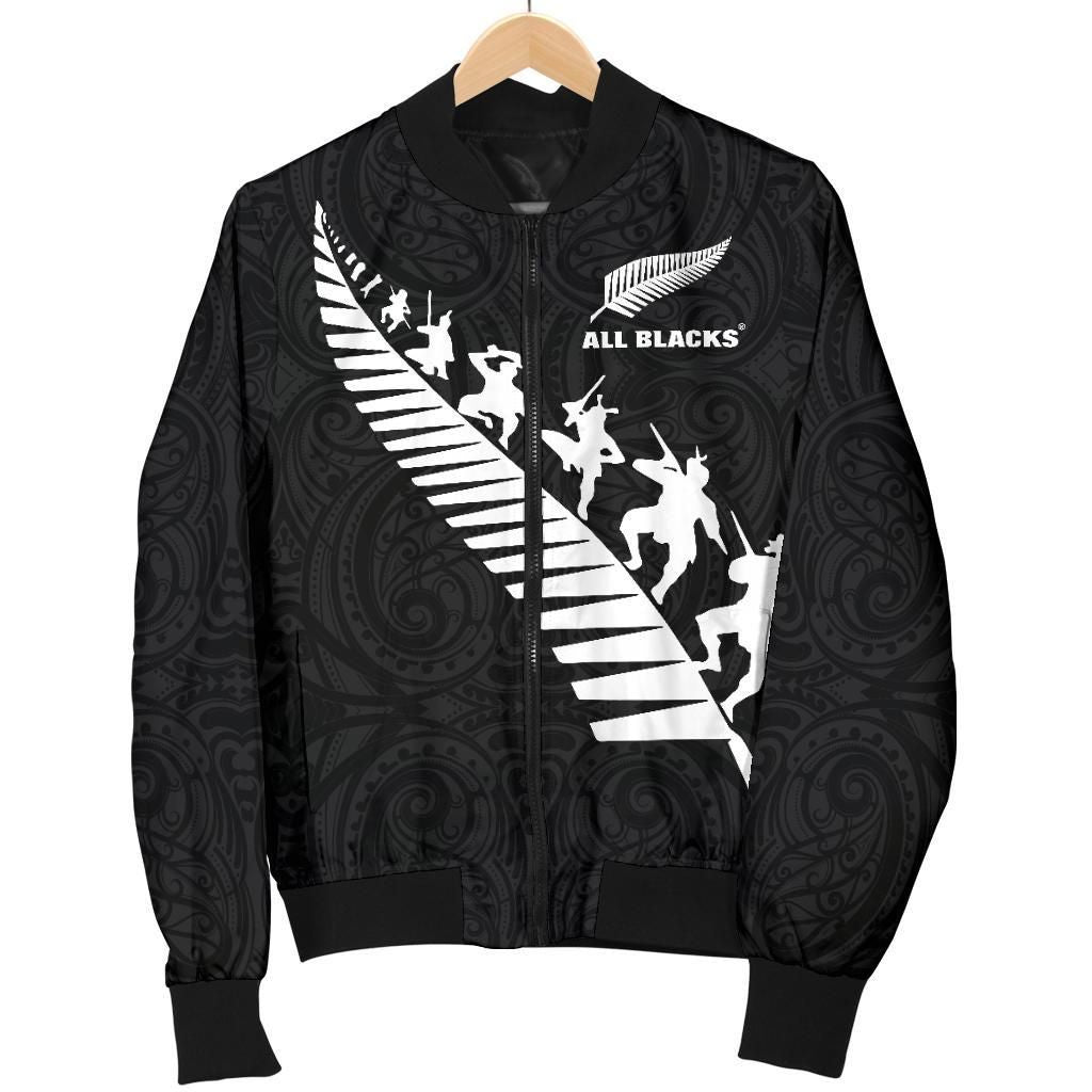 New Zealand Jackets, Maori Haka Fern Men Bomber Jackets - Vibe Hoodie Shop