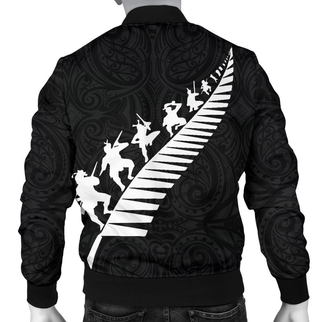 New Zealand Jackets, Maori Haka Fern Men Bomber Jackets - Vibe Hoodie Shop