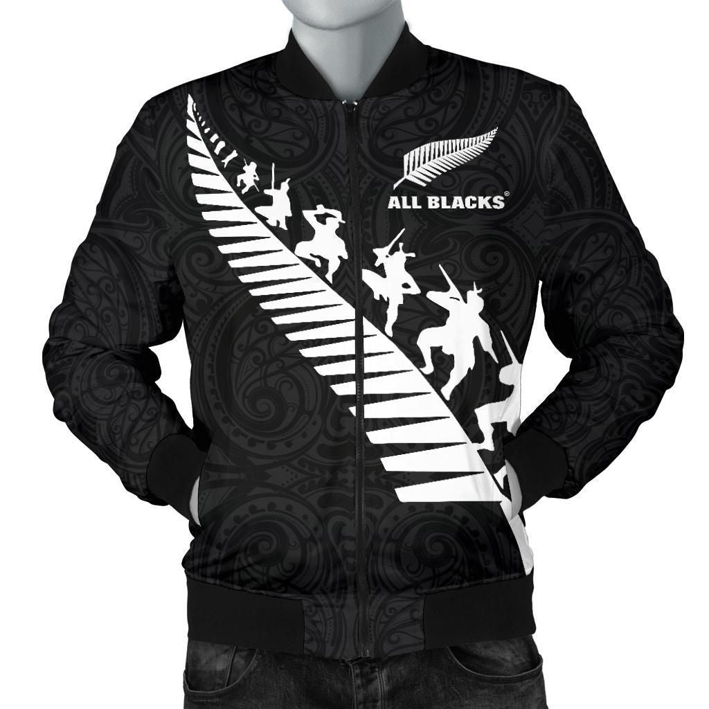 New Zealand Jackets, Maori Haka Fern Men Bomber Jackets - Vibe Hoodie Shop