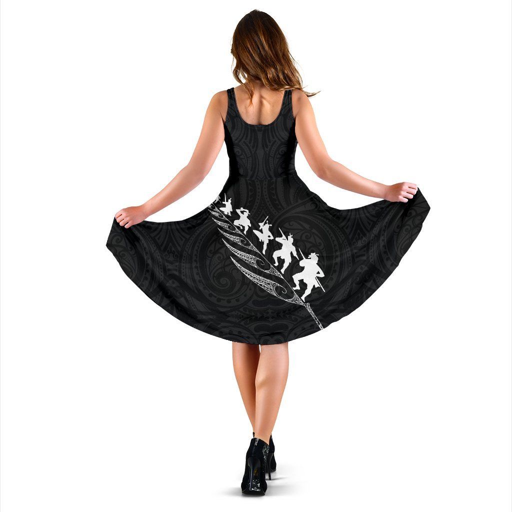 new-zealand-rugby-maori-haka-fern-women-midi-dress