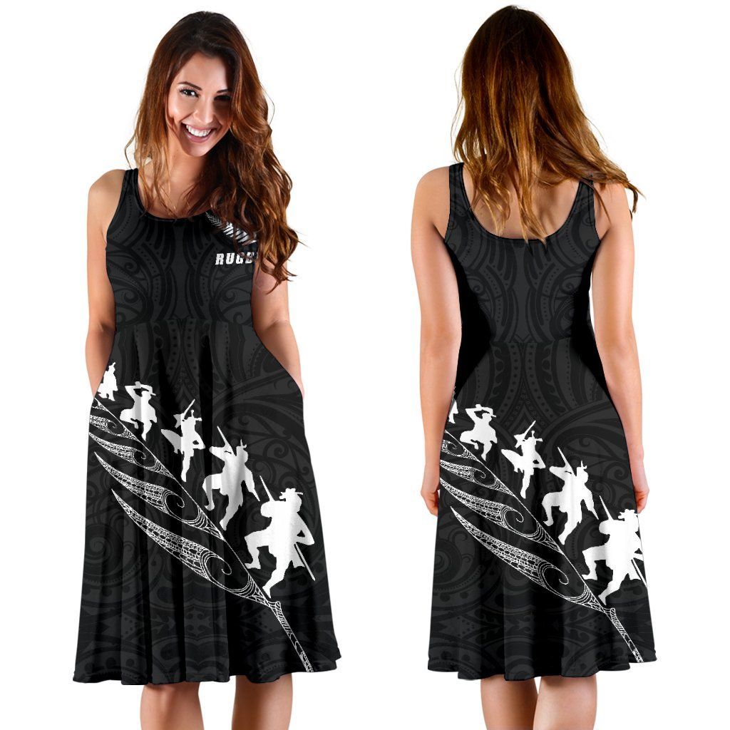 new-zealand-rugby-maori-haka-fern-women-midi-dress