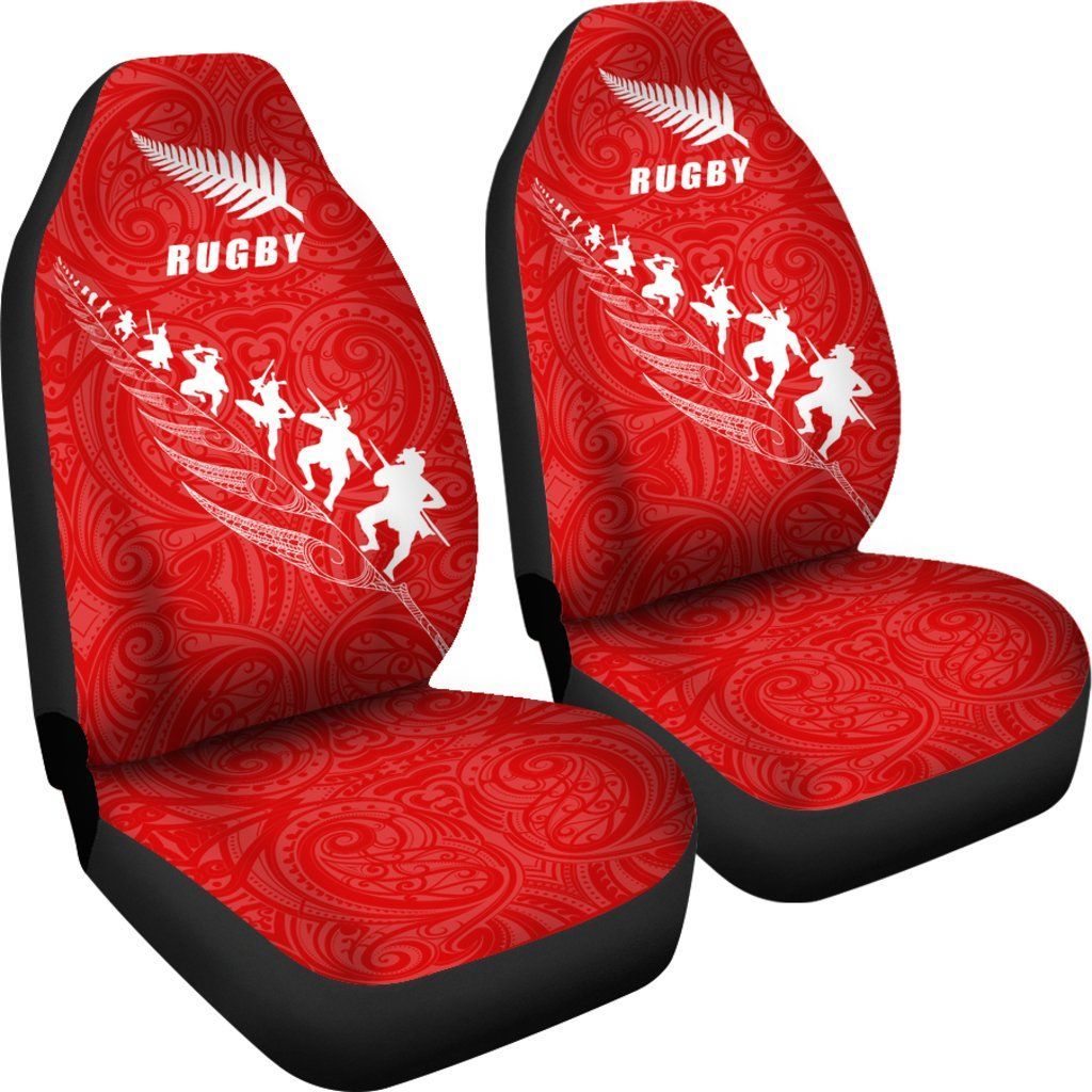 New Zealand Rugby Haka Fern Car Seat Covers - Vibe Hoodie Shop