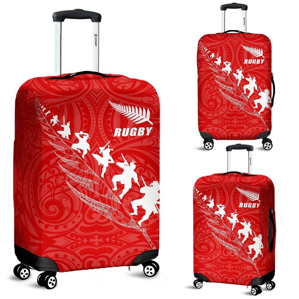 New Zealand Luggage Cover, Haka Fern Rugby - Vibe Hoodie Shop