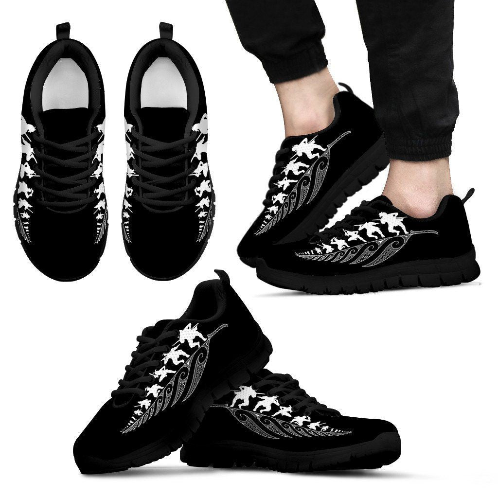 New Zealand Sneakers, Haka Fern Trainers - Vibe Hoodie Shop