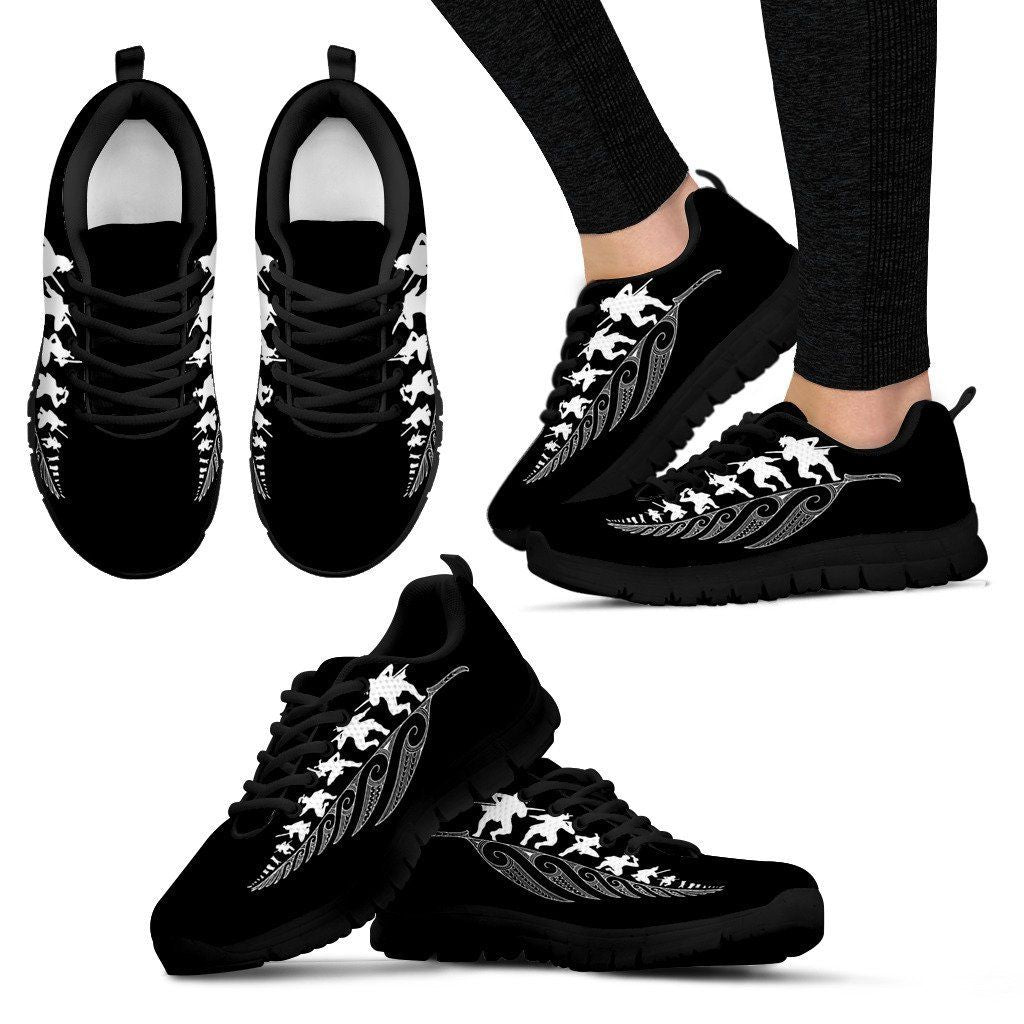 New Zealand Sneakers, Haka Fern Trainers - Vibe Hoodie Shop