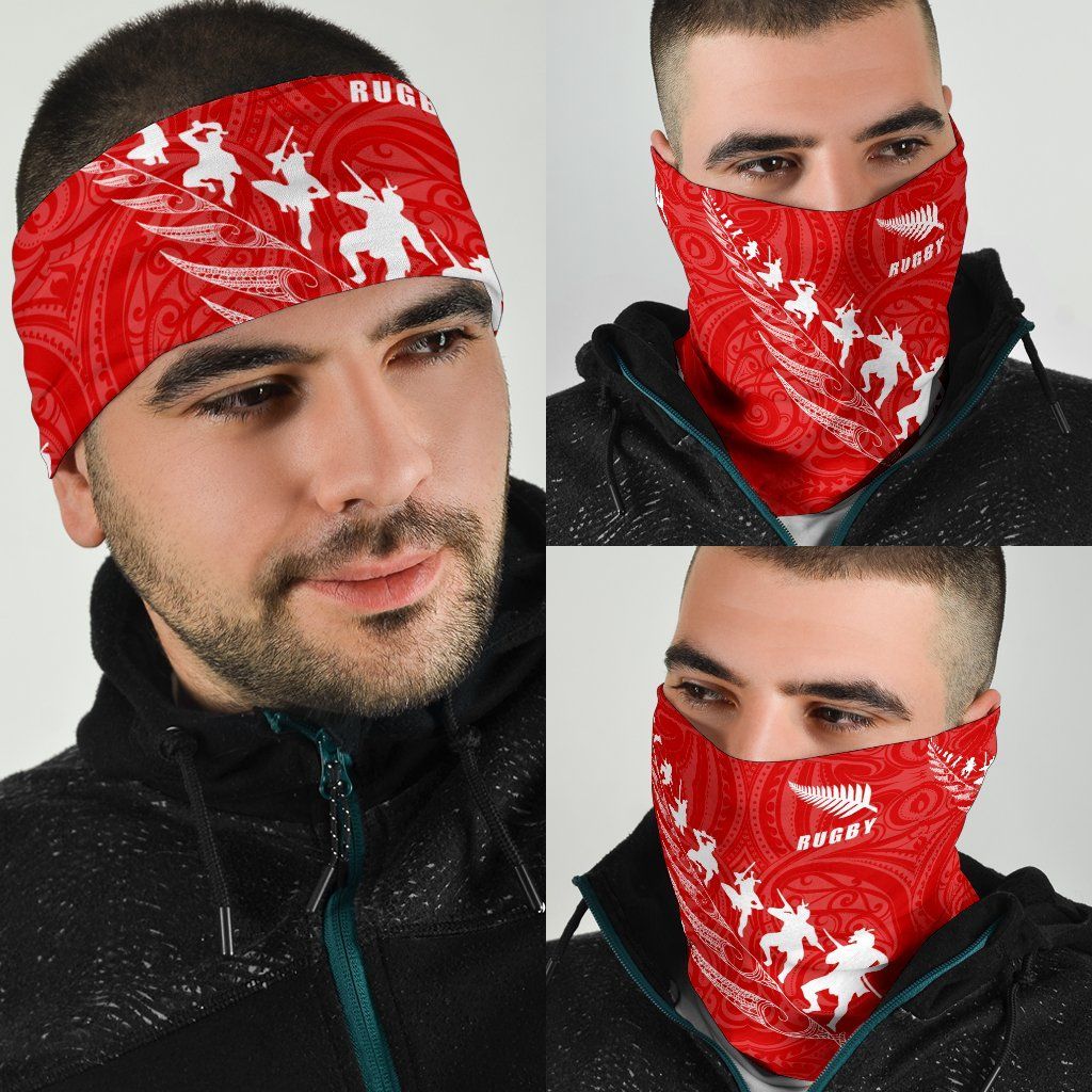 New Zealand Rugby Haka Fern Bandana - Vibe Hoodie Shop