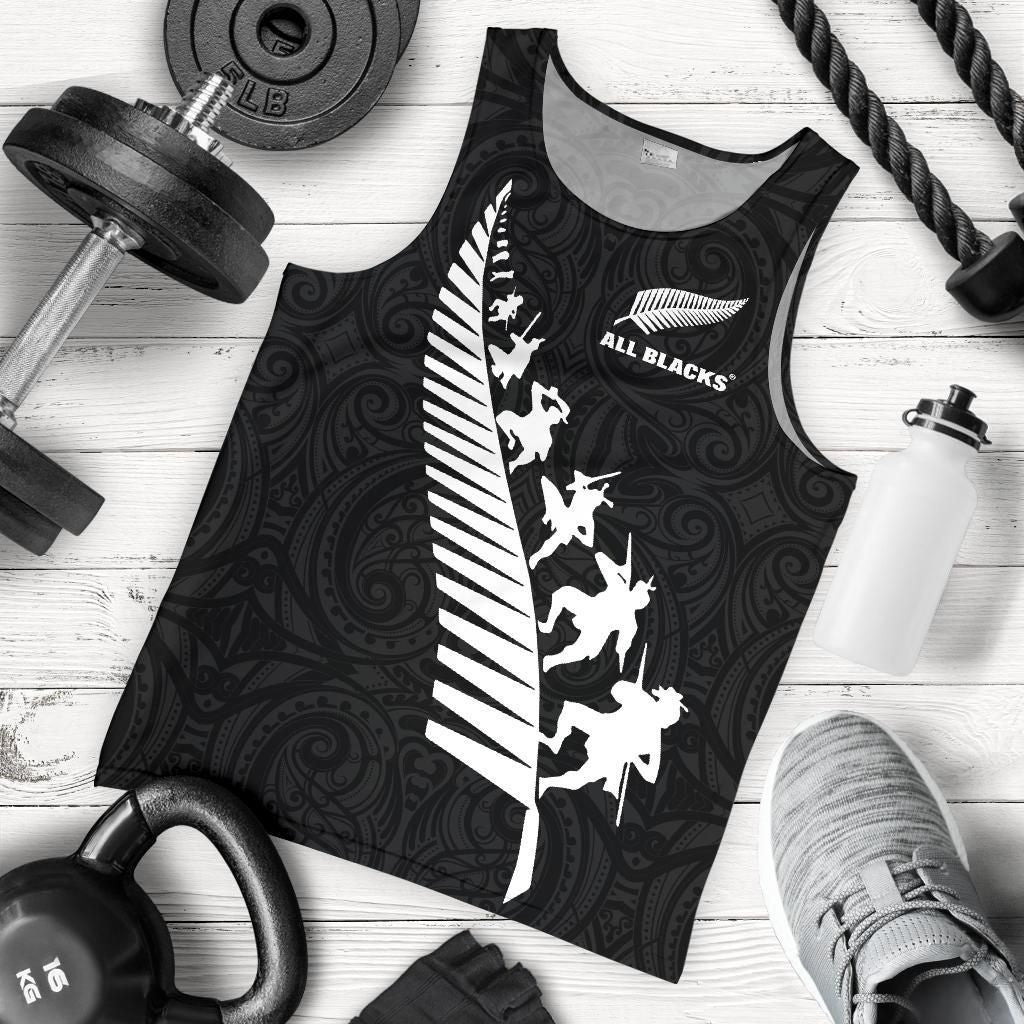 New Zealand Tank Tops, Maori Haka Fern Sleeveless Shirts - Vibe Hoodie Shop