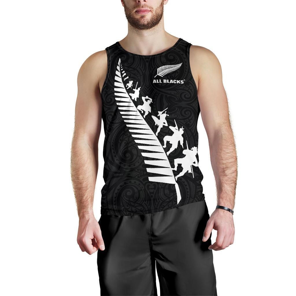 New Zealand Tank Tops, Maori Haka Fern Sleeveless Shirts - Vibe Hoodie Shop