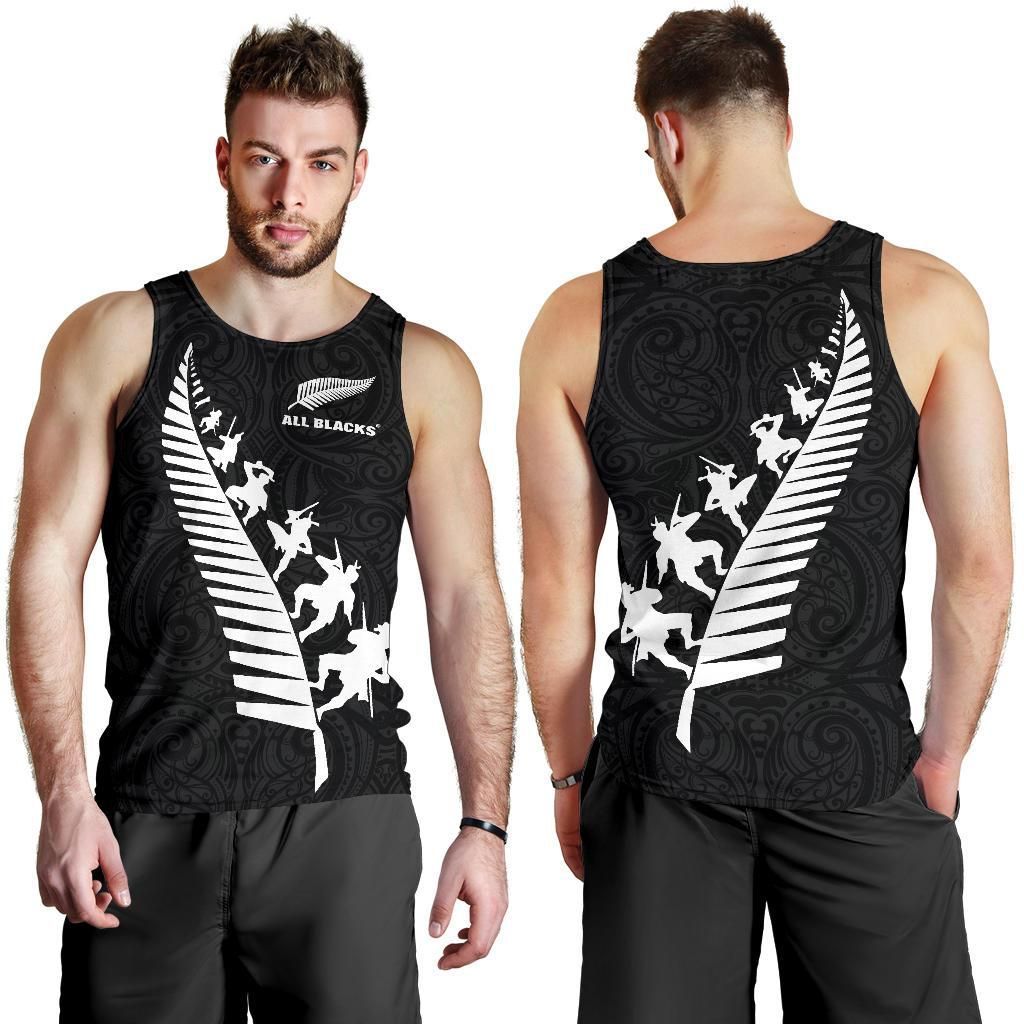 New Zealand Tank Tops, Maori Haka Fern Sleeveless Shirts - Vibe Hoodie Shop