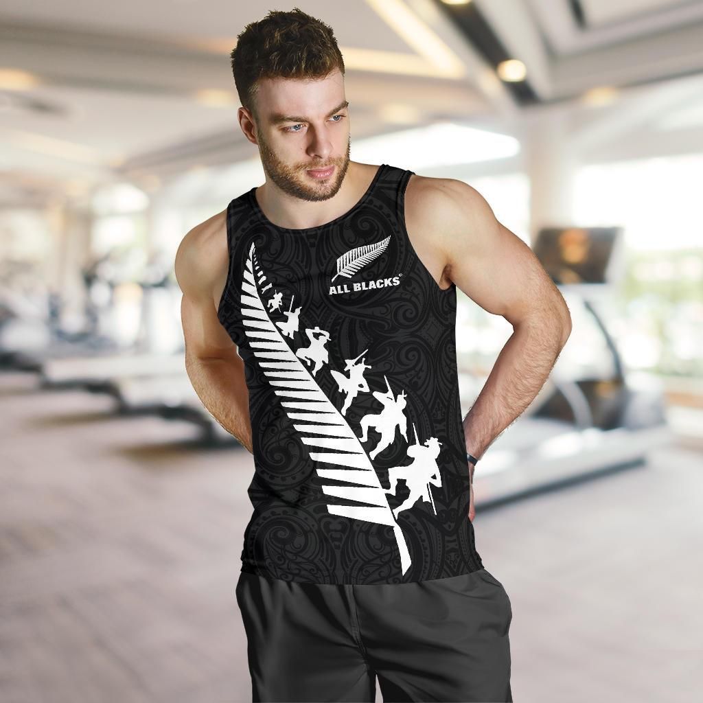 New Zealand Tank Tops, Maori Haka Fern Sleeveless Shirts - Vibe Hoodie Shop