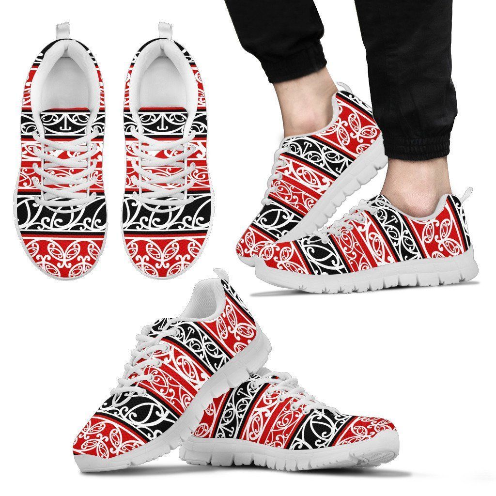 New Zealand Sneakers, Maori Koru Trainers - Vibe Hoodie Shop