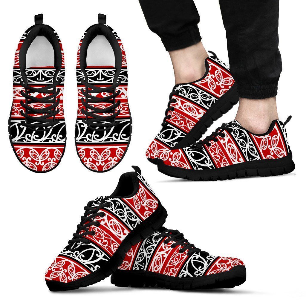 New Zealand Sneakers, Maori Koru Trainers - Vibe Hoodie Shop