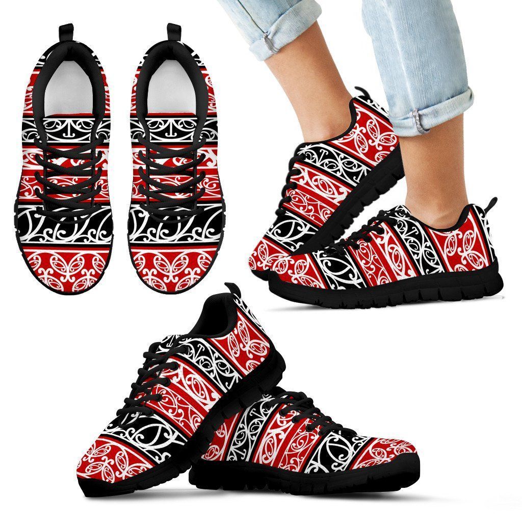 New Zealand Sneakers, Maori Koru Trainers - Vibe Hoodie Shop