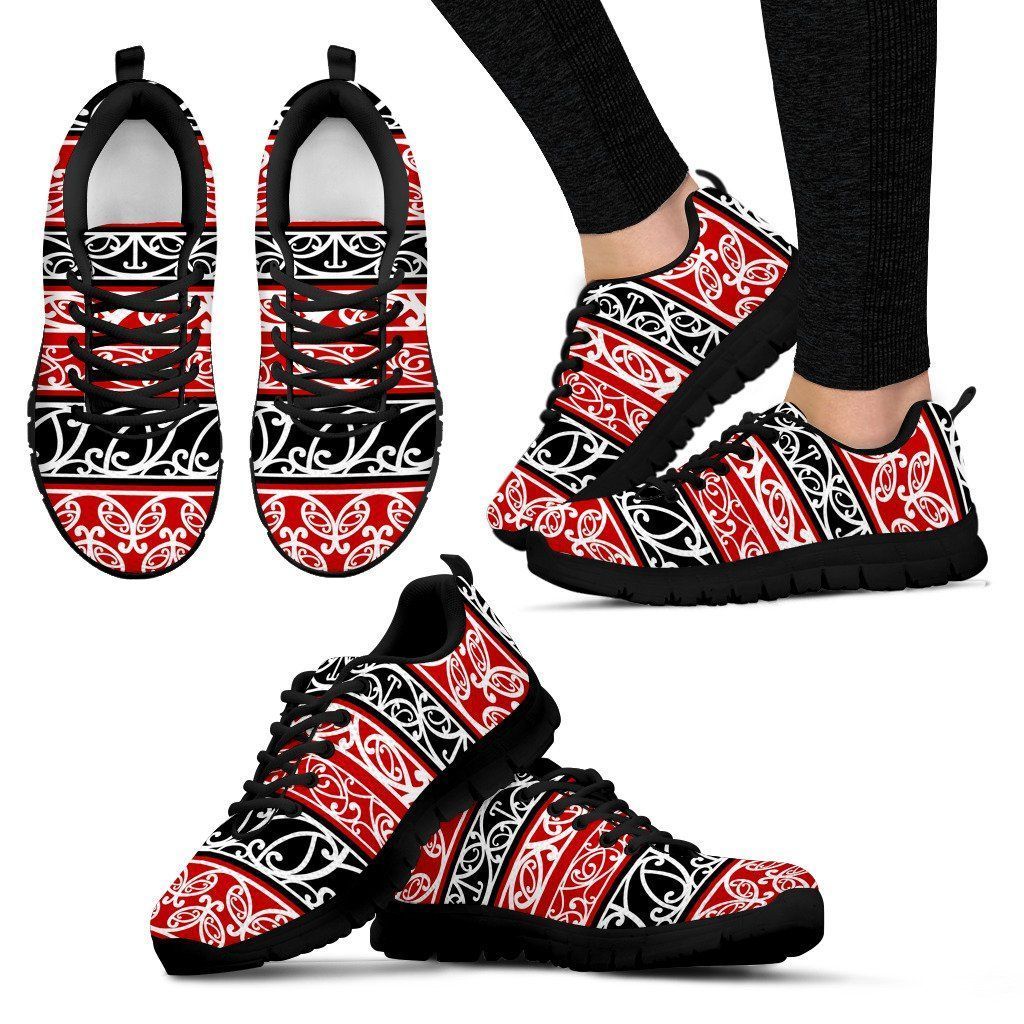 New Zealand Sneakers, Maori Koru Trainers - Vibe Hoodie Shop