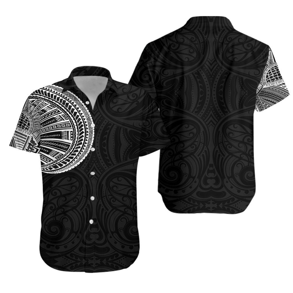 Samoa Tribal Hawaiian Shirt Maori Tattoo Roman Reigns - Vibe Hoodie Shop