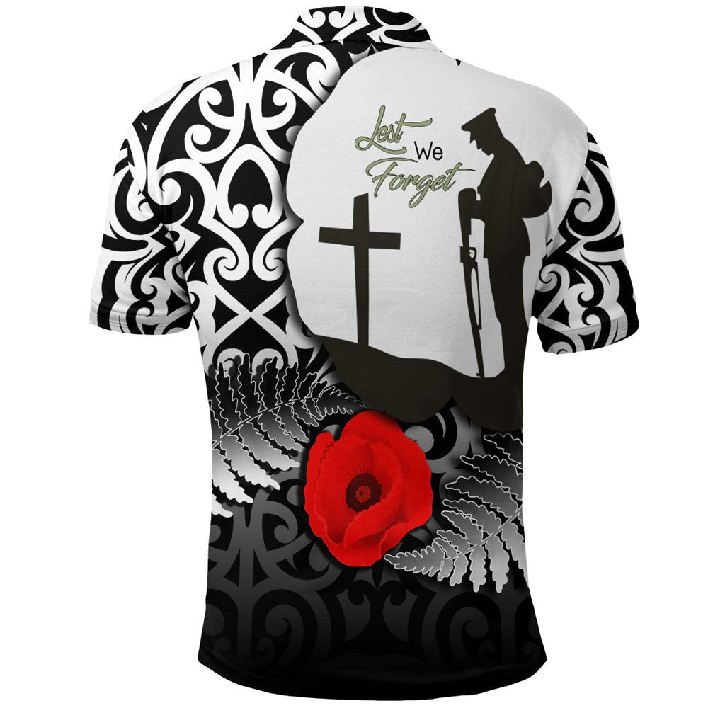 Vibe Hoodie Clothing - ANZAC Day Poppy Remembrance Polo Shirt - Vibe Hoodie Shop