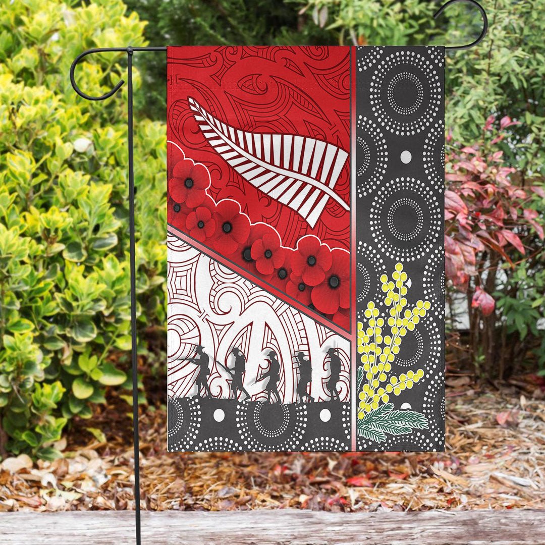 Vibe Hoodie Flag - Australia Indigenous and New Zealand Maori ANZAC (Red) Flag - Vibe Hoodie Shop