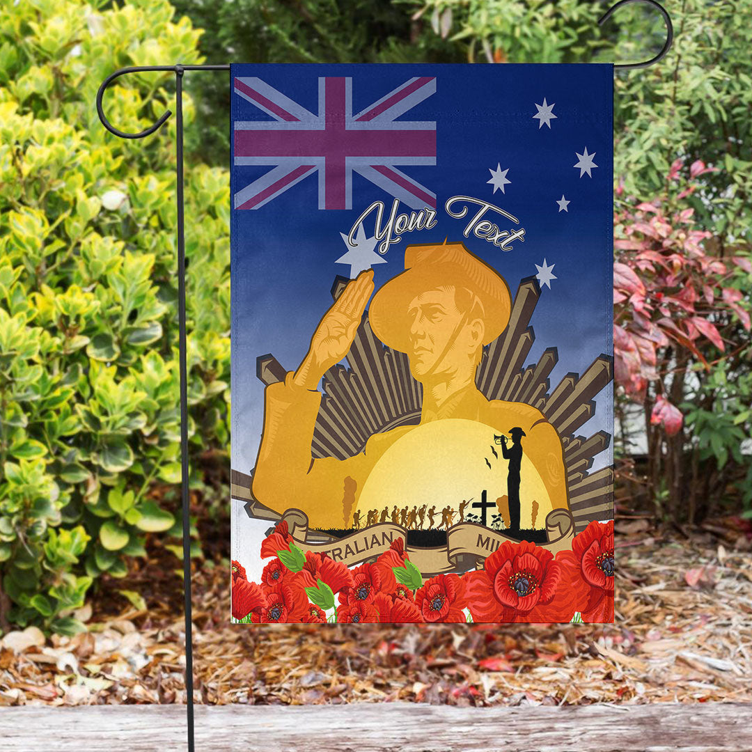 Vibe Hoodie Flag - (Custom) Australia ANZAC Day Soldier Salute Flag - Vibe Hoodie Shop