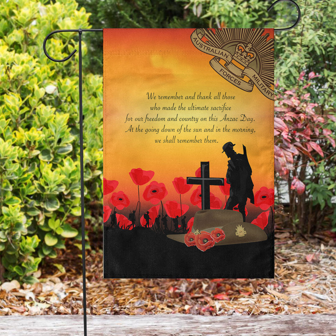 Vibe Hoodie Flag - ANZAC Day We Shall Remember Them Flag - Vibe Hoodie Shop