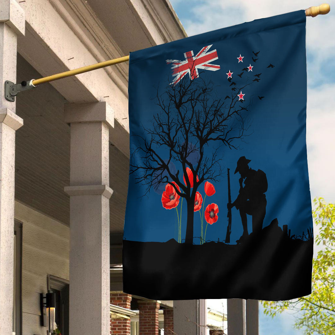 Vibe Hoodie Flag - New Zealand ANZAC Lest We Forget Remebrance Day Flag - Vibe Hoodie Shop