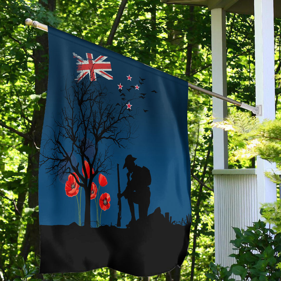 Vibe Hoodie Flag - New Zealand ANZAC Lest We Forget Remebrance Day Flag - Vibe Hoodie Shop