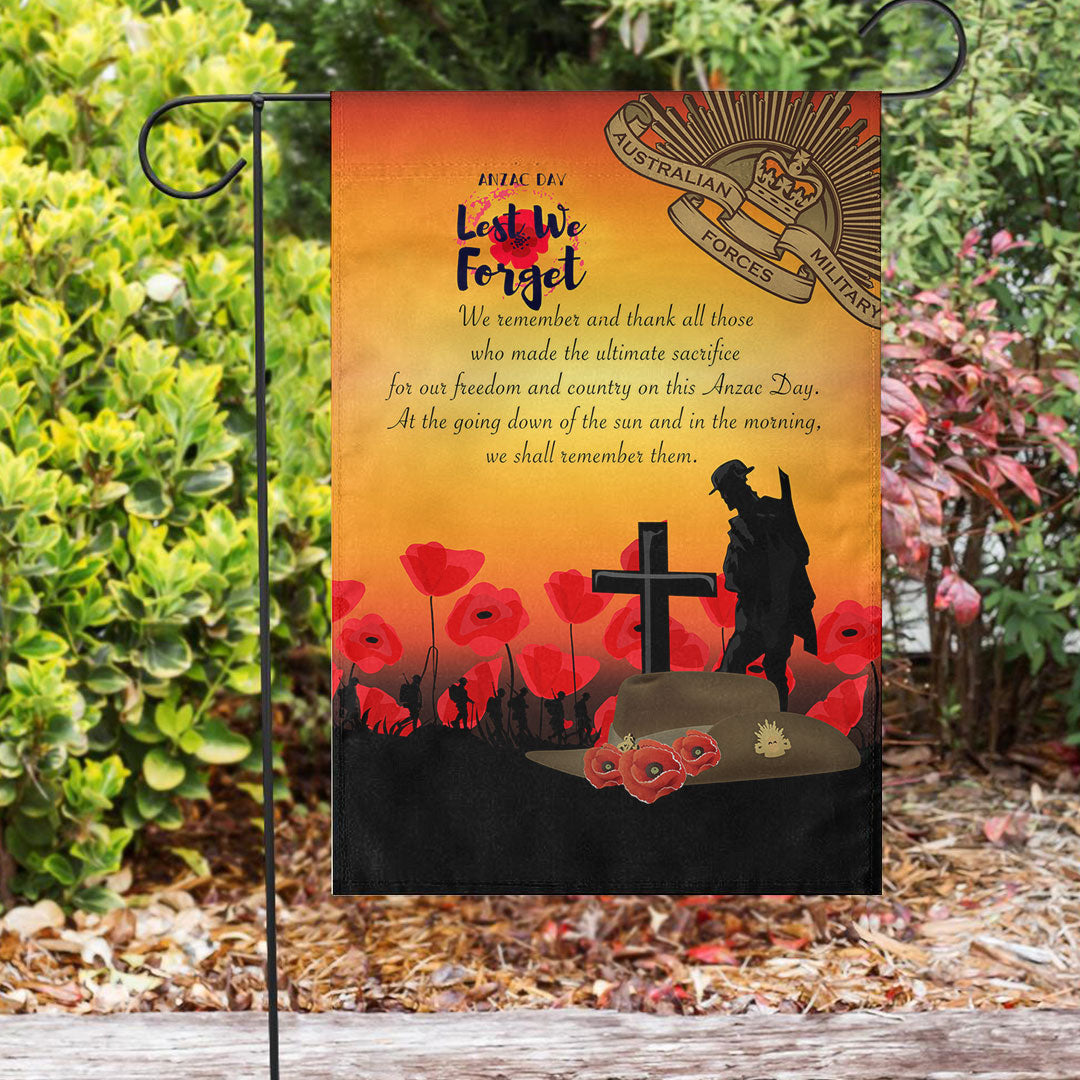 Vibe Hoodie Flag - ANZAC Day We Shall Remember Them Flag - Vibe Hoodie Shop