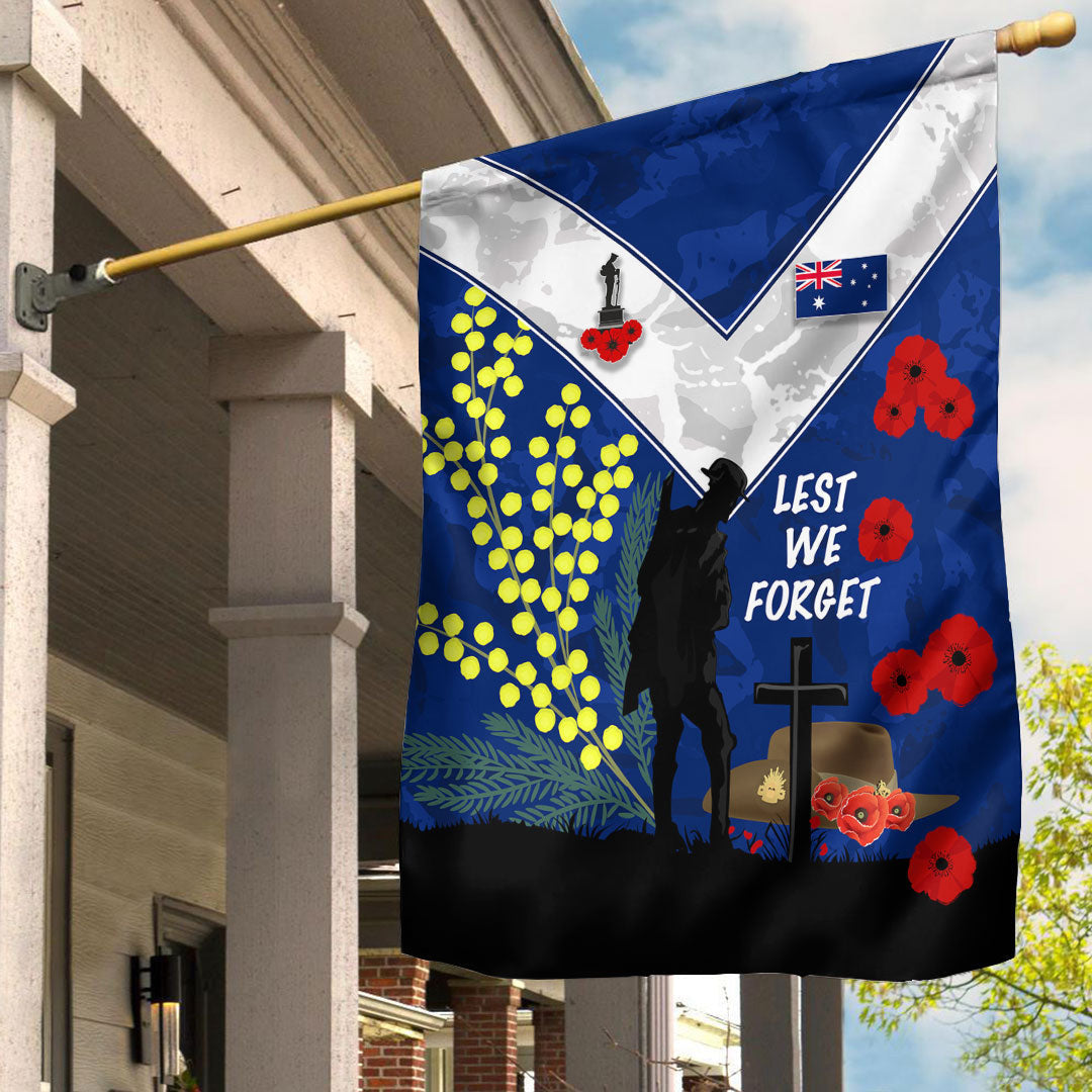 Vibe Hoodie Flag - (Custom) Australia ANZAC Lest We Forget 2022 Flag - Vibe Hoodie Shop