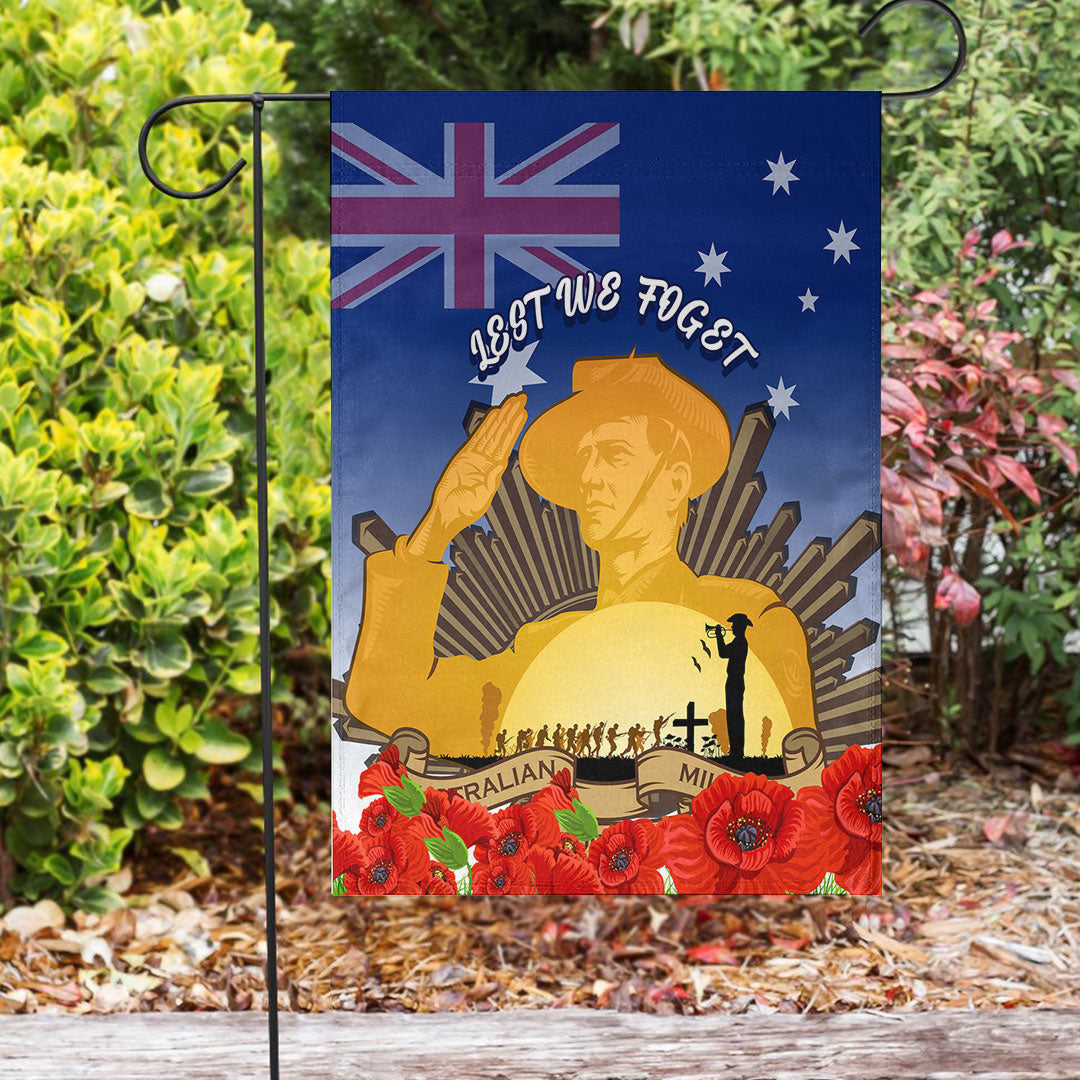 Vibe Hoodie Flag - (Custom) Australia ANZAC Day Soldier Salute Flag - Vibe Hoodie Shop