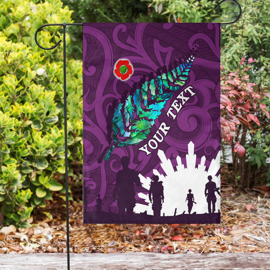 Vibe Hoodie Flag - (Custom) New Zealand ANZAC Walking In The Sun Purple Flag - Vibe Hoodie Shop