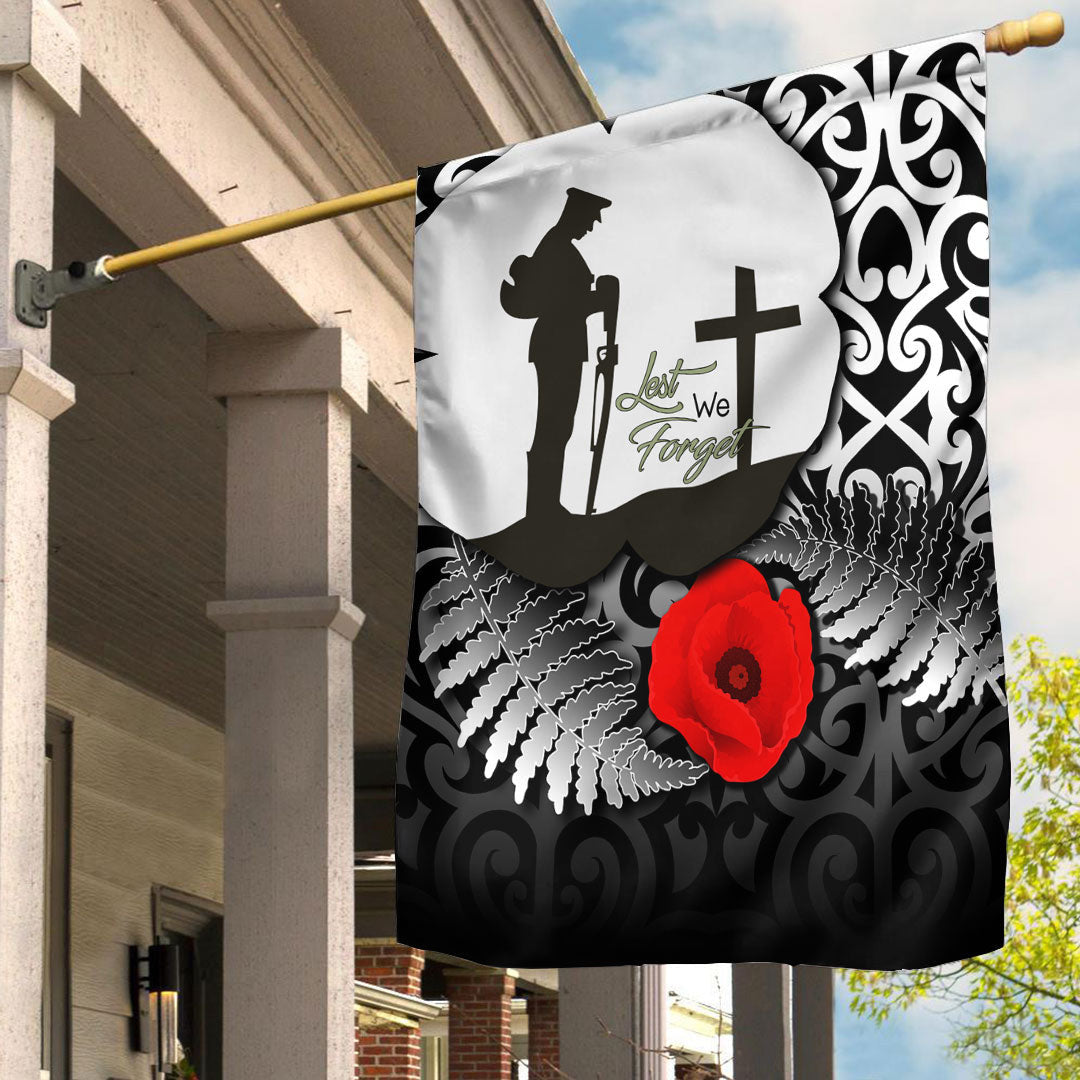 Vibe Hoodie Flag - (Custom) ANZAC Day Poppy Remembrance Flag - Vibe Hoodie Shop