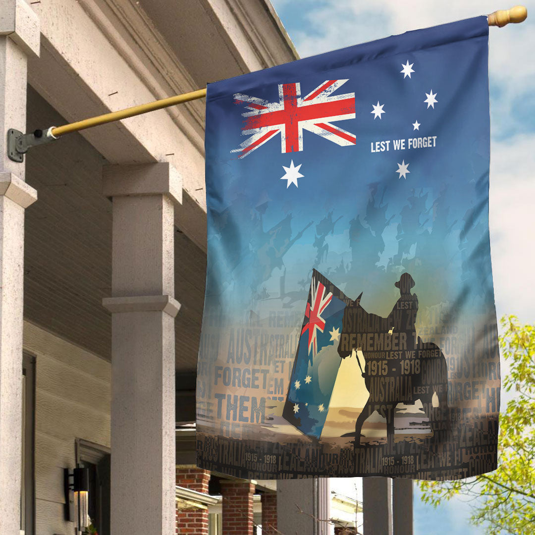 Vibe Hoodie Flag - ANZAC Lest We Forget The Light Horse Flag - Vibe Hoodie Shop