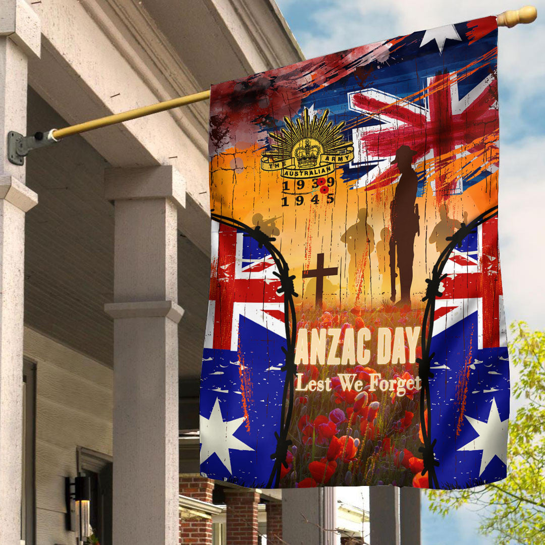 Vibe Hoodie Flag - ANZAC Day World War II Commemoration 39 - 45 Flag - Vibe Hoodie Shop