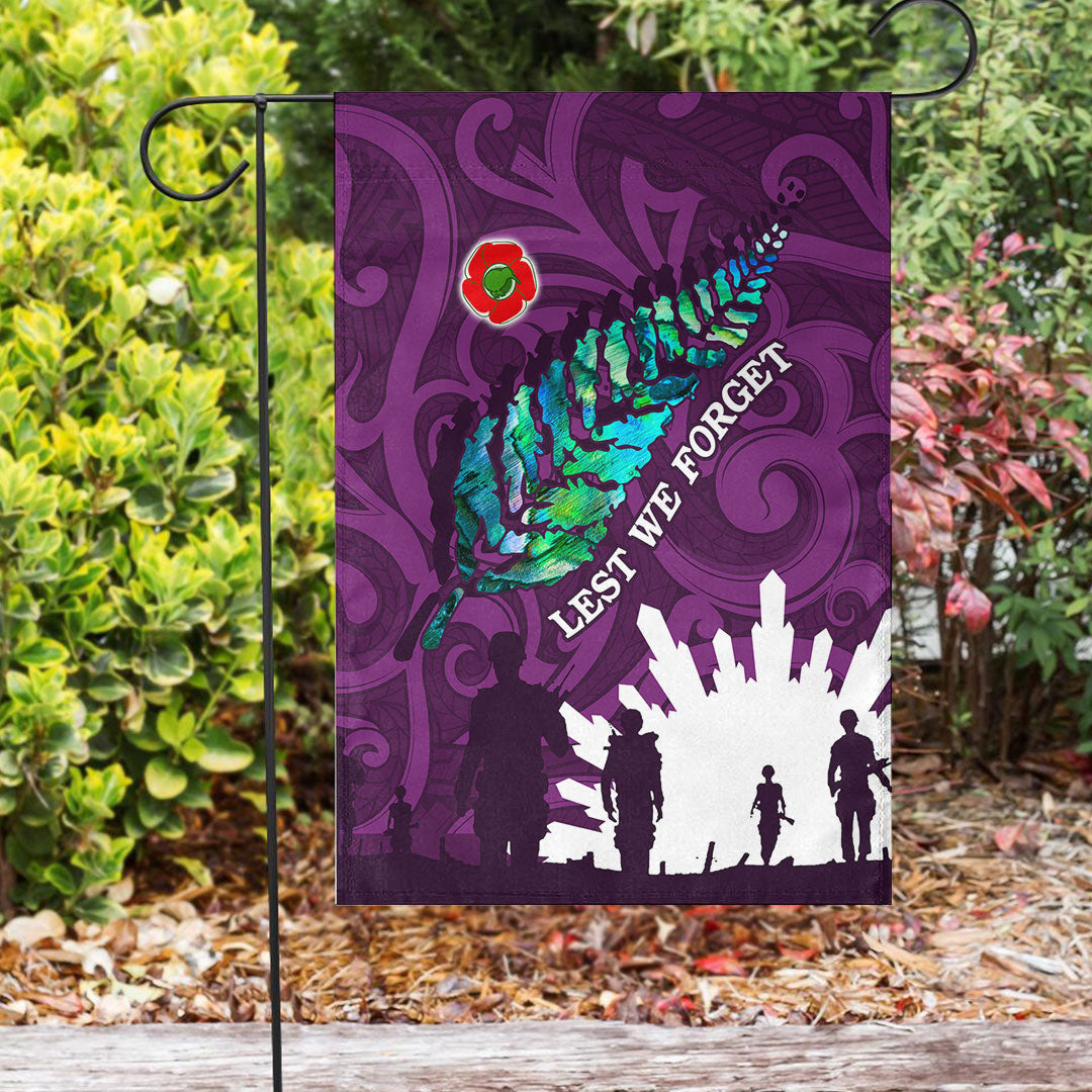 Vibe Hoodie Flag - New Zealand ANZAC Walking In The Sun Purple Flag - Vibe Hoodie Shop