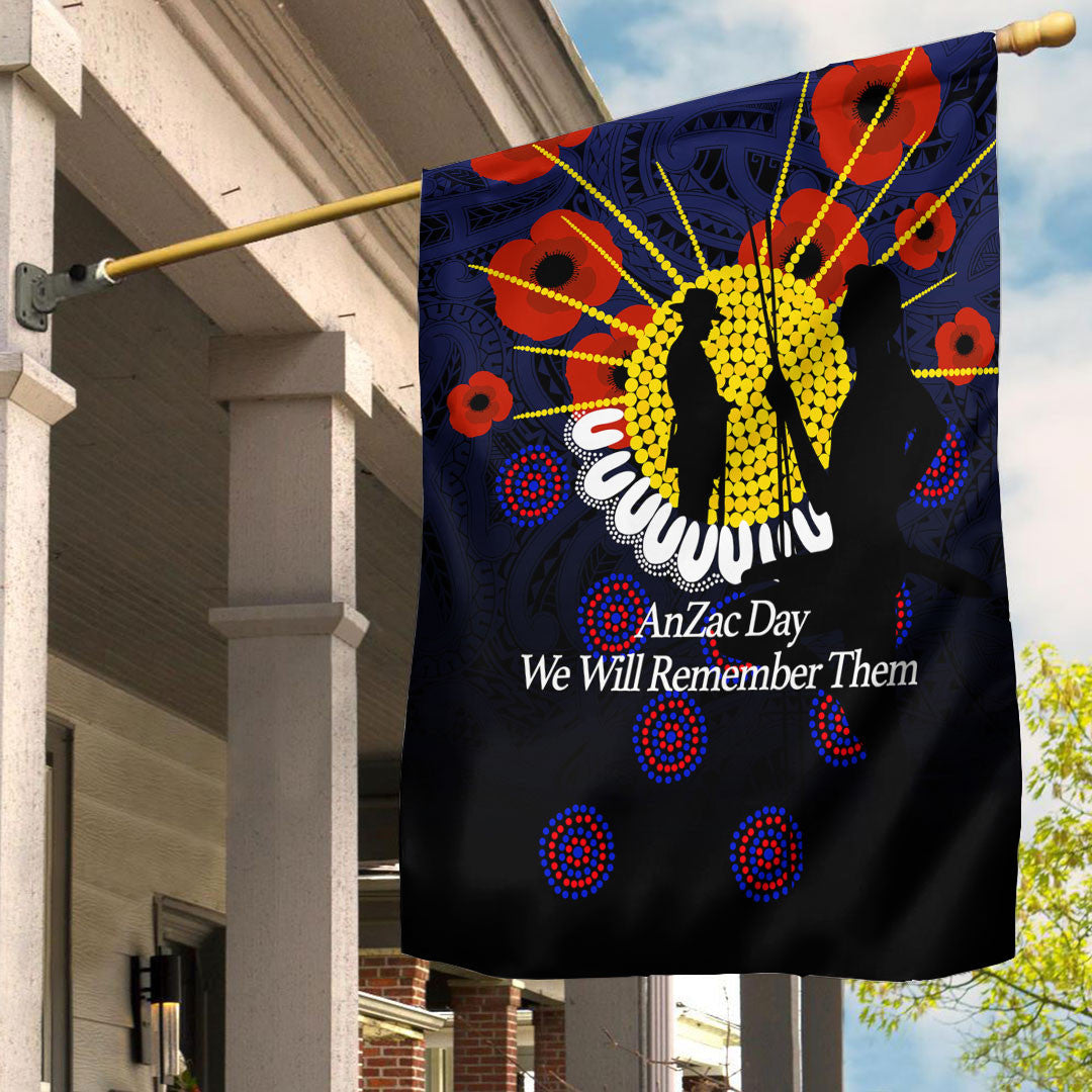 Vibe Hoodie Flag - ANZAC Day We Will Remember Them Flag - Vibe Hoodie Shop