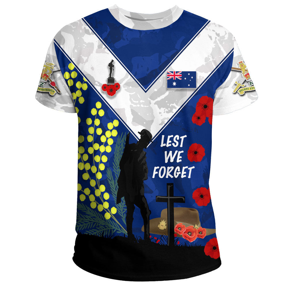 Vibe Hoodie Clothing - Australia ANZAC Lest We Forget 2022 T shirt - Vibe Hoodie Shop